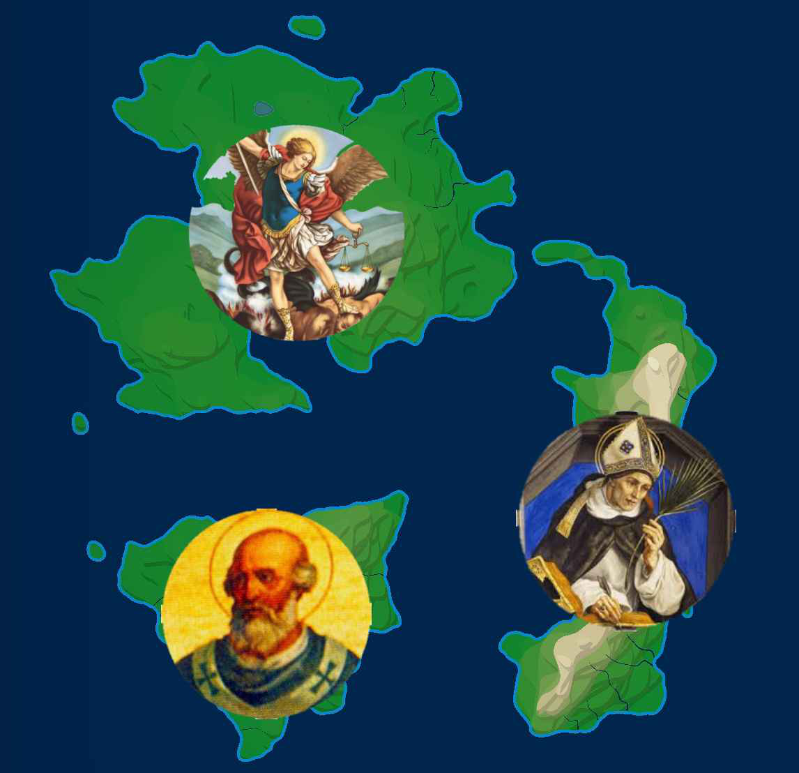 Islas de los Tres Santos (Fictive)