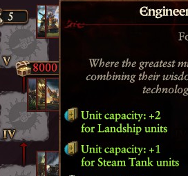 Steam Tank and Landship Unit Cap