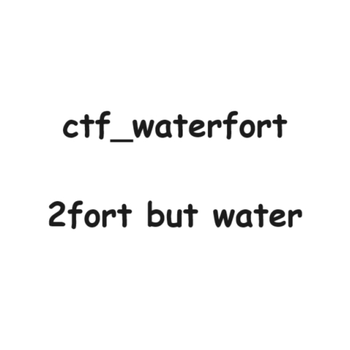 ctf_waterfort – Team Fortress 2 Mod