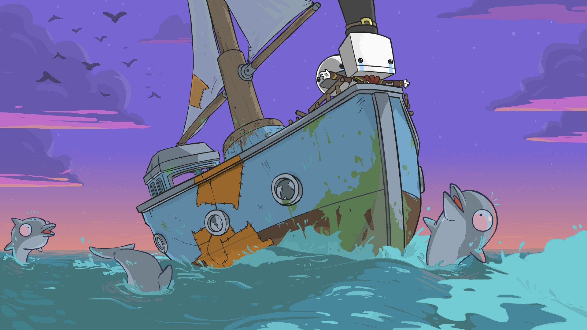 BattleBlock Theater Set - Background Level