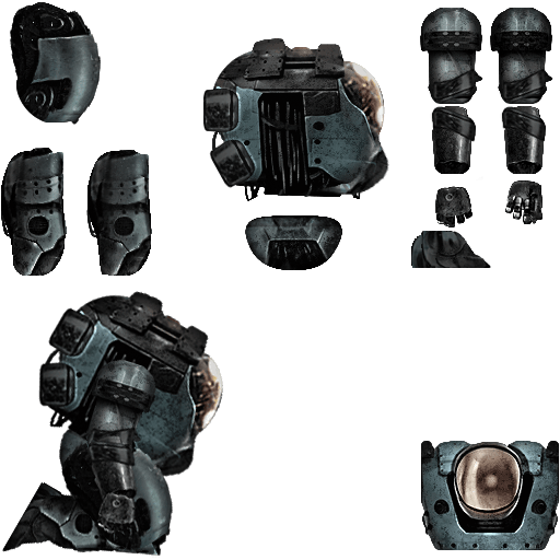 Furry Husky Updated Exosuit Patch