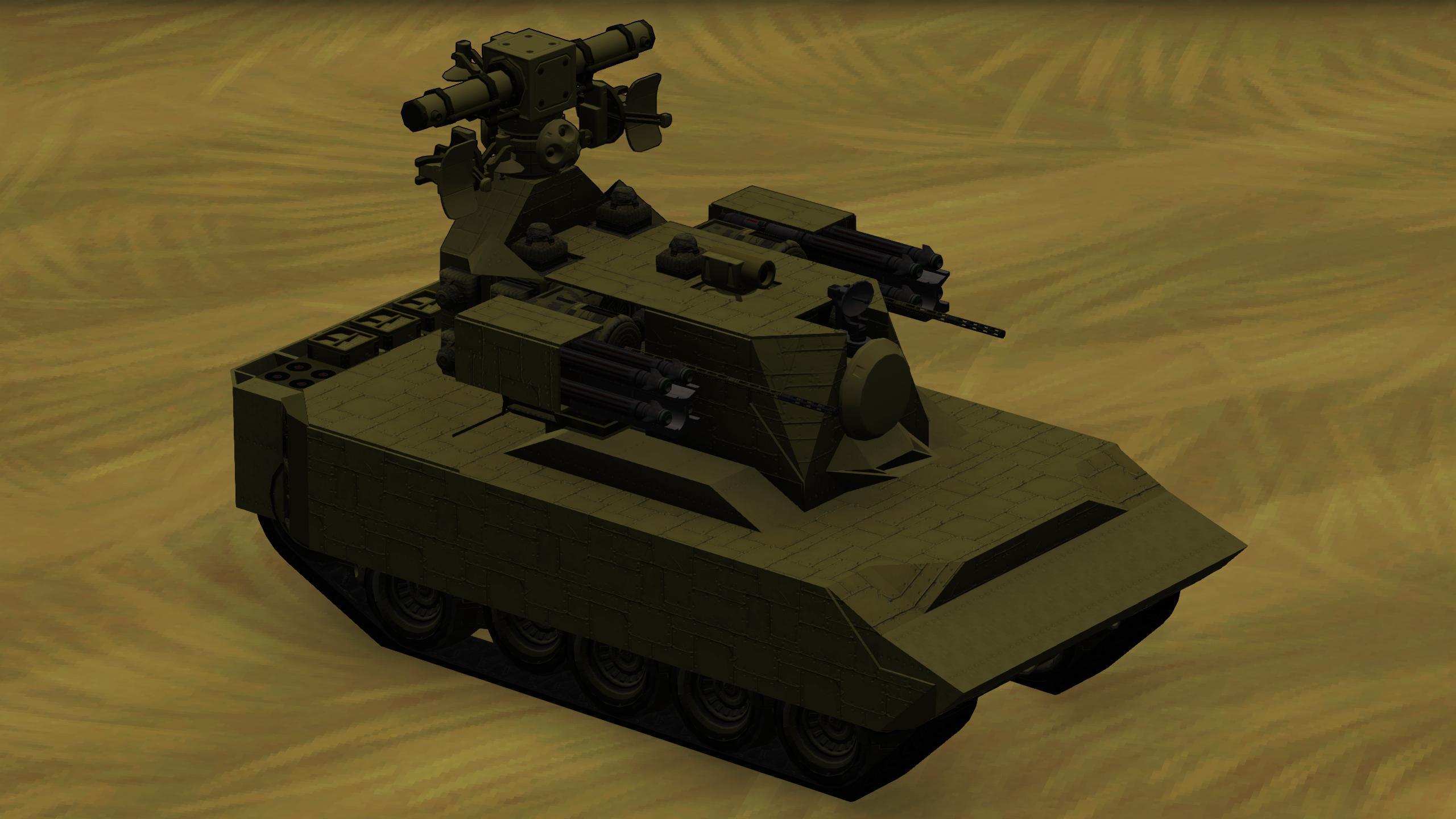 GUSKA Anti Aircraft Gun Tank