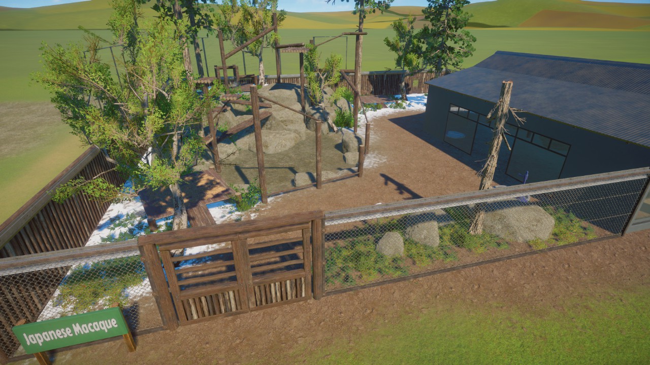 Starter Japanese Macaque Walkthrough Habitat