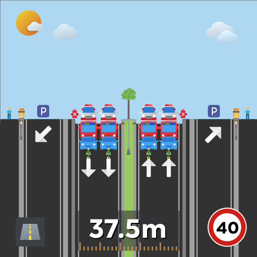 惠来带停车位公路双向4车道