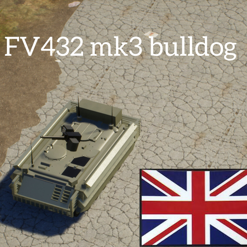 FV432 mk3 bulldog with 12.7 turret  (1/1 scales) preview