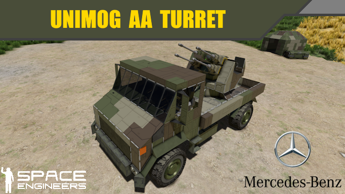 Mercedes-Benz Unimog Military AA Turret