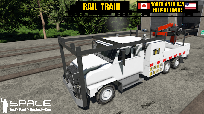 Rail Train Hi-Rail Crane Truck