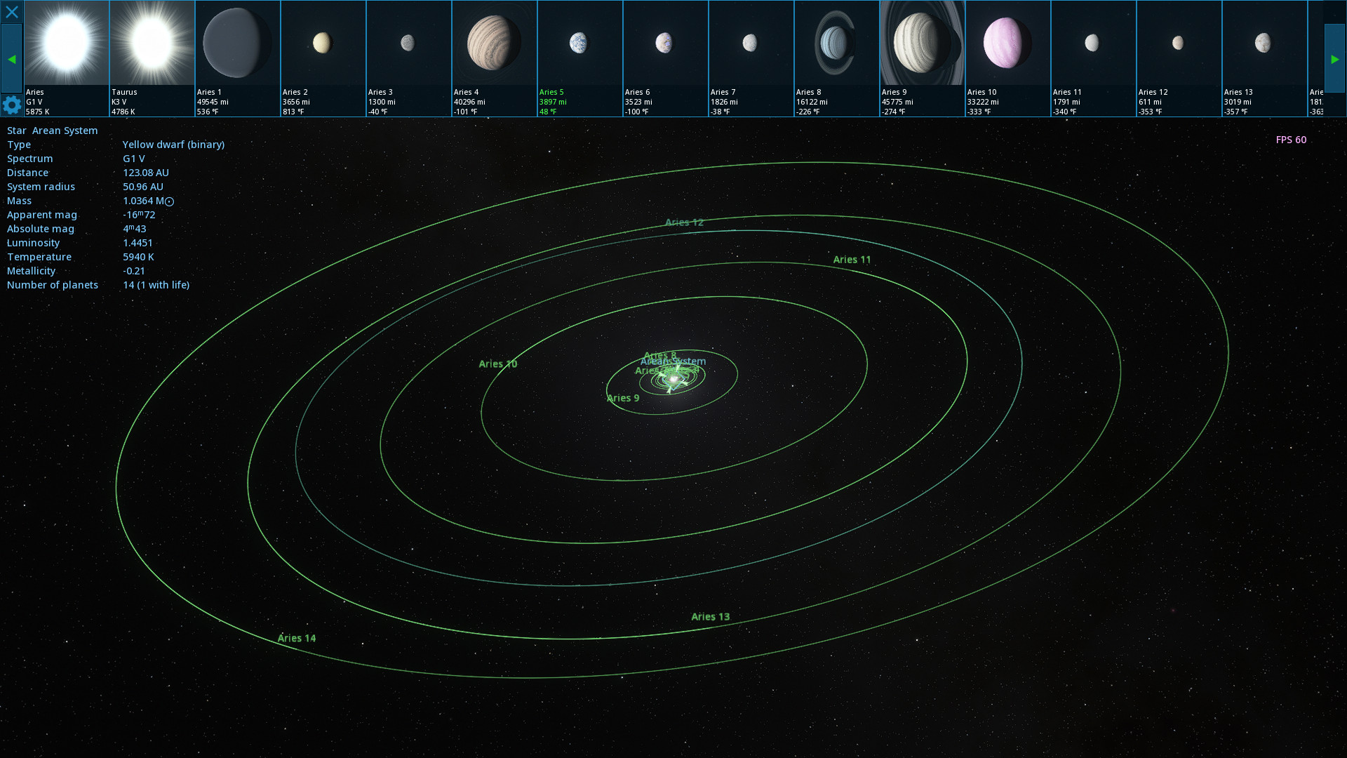 Simple Stargen System