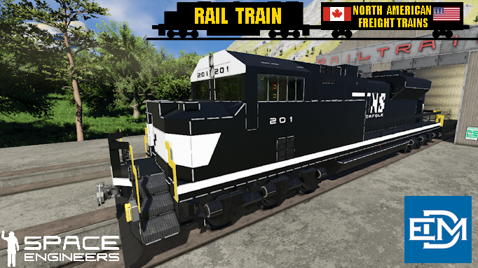 Rail Train NS EMD SD70M-2