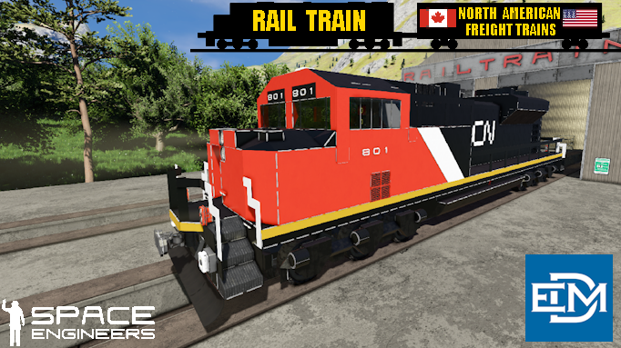 Rail Train CN EMD SD70M-2