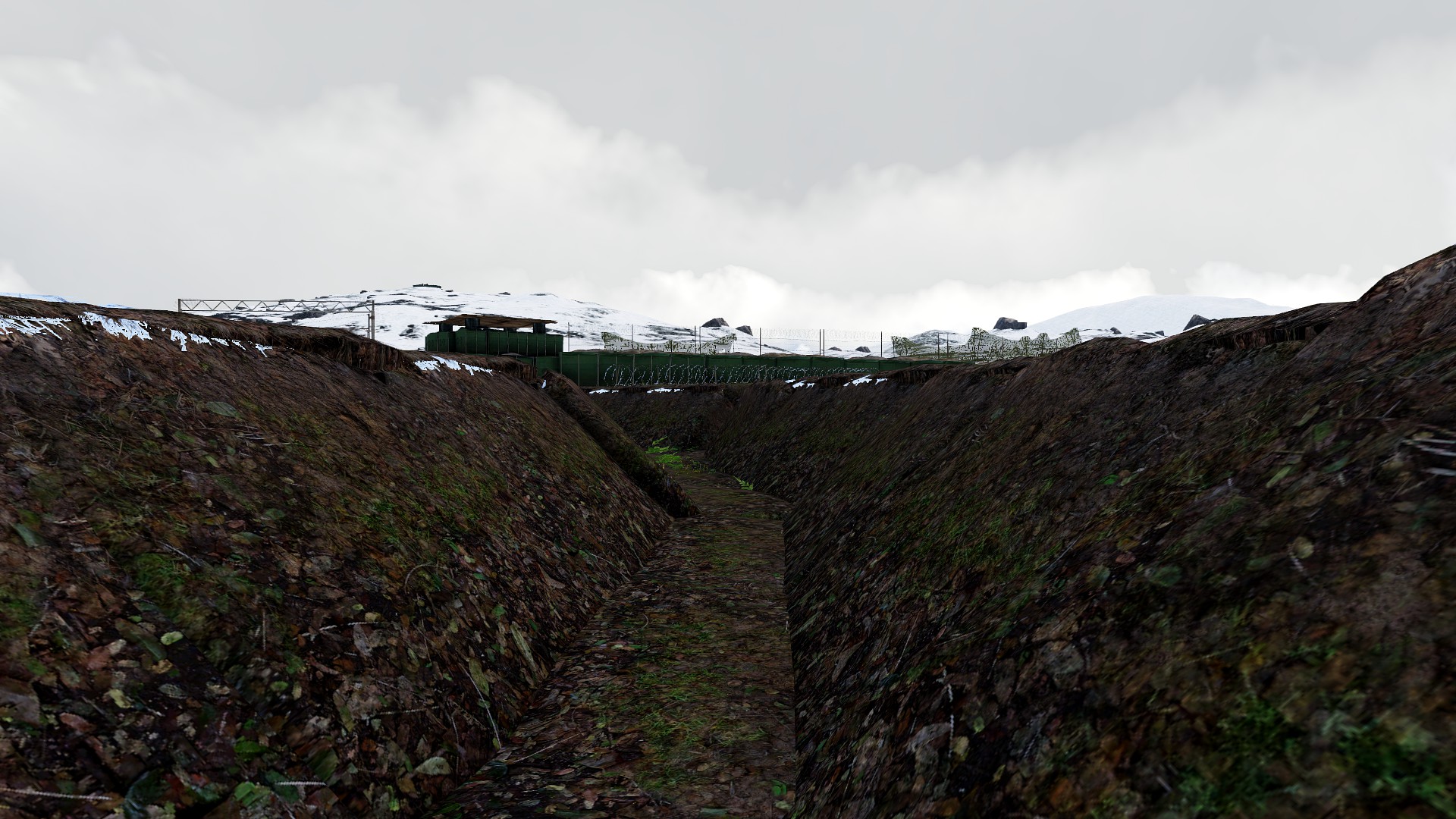 Large Dugout Trench  Network