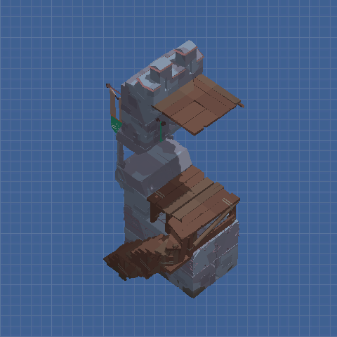 3x4 Solo Cannoneer Tower