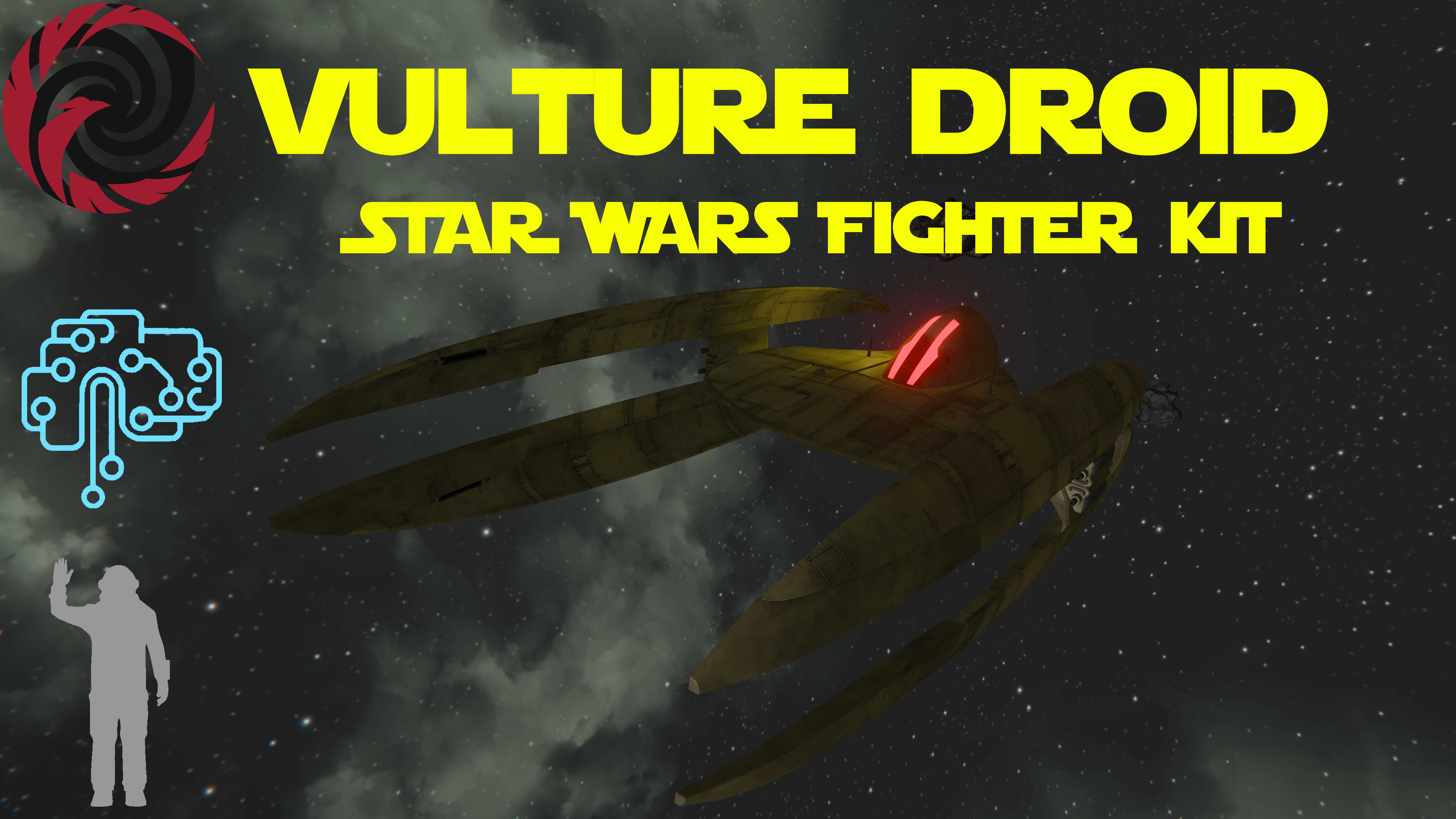 Vortex Vulture Droid Fighter (Prebuild Kit)