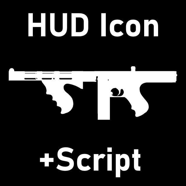 Battlefield 1 - Thompson Annihilator HUD Icon & Script (Silenced SMG)
