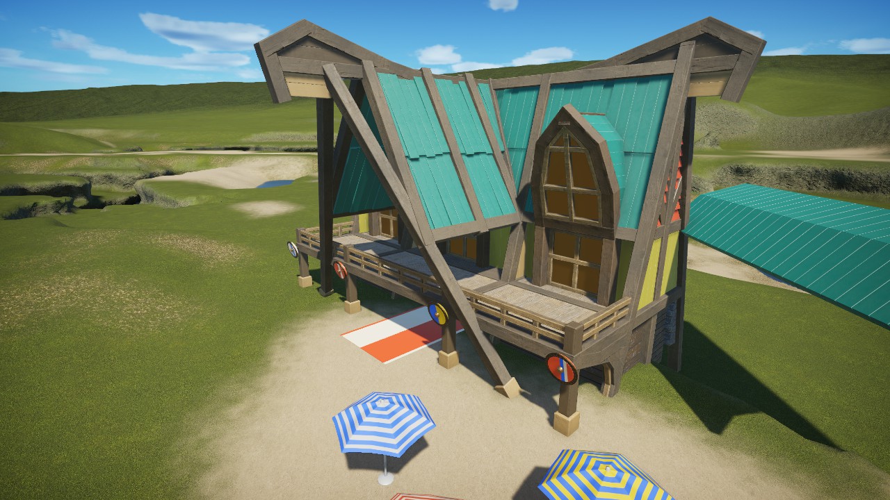 Cartoony Viking Restaurt