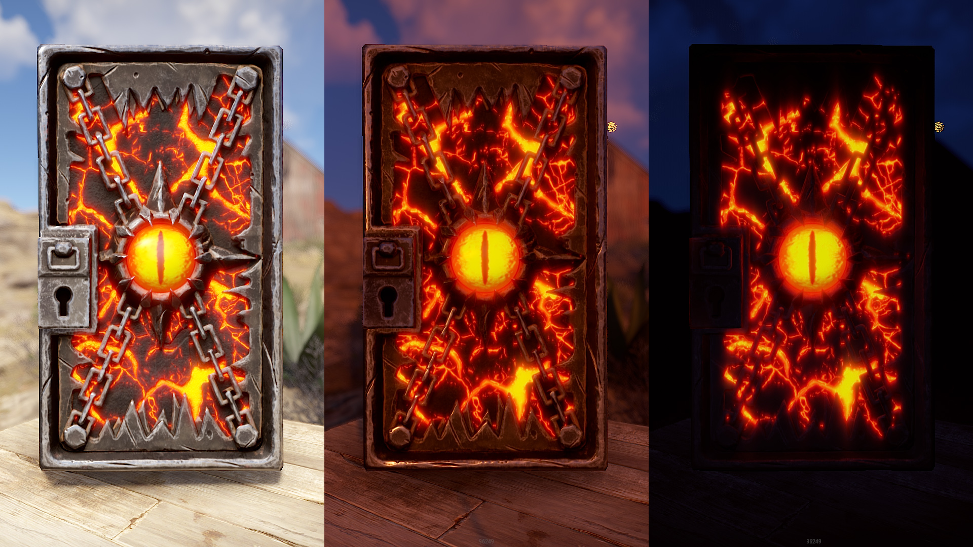 Watcher of Doom Metal Door