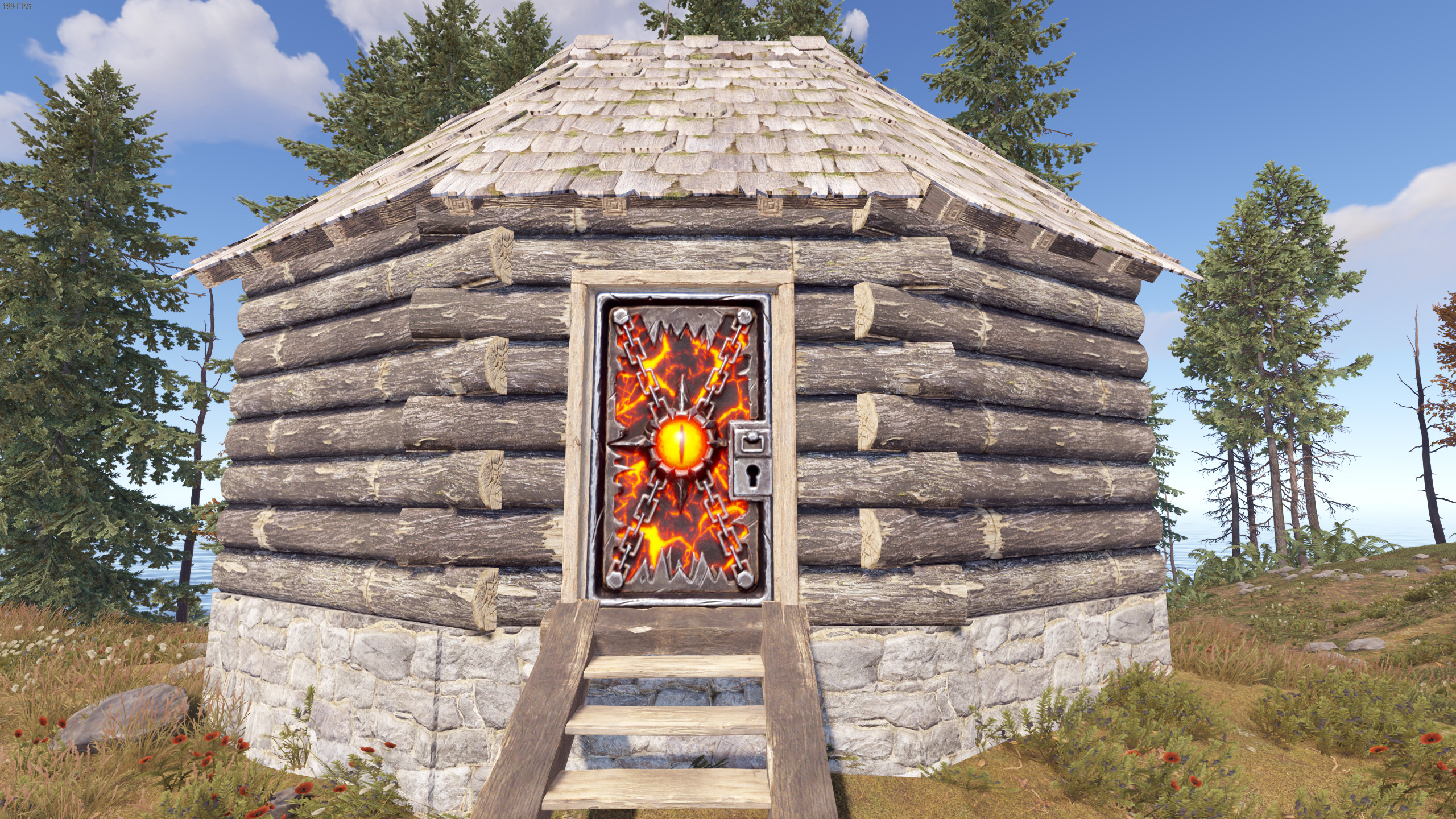 Watcher of Doom Metal Door
