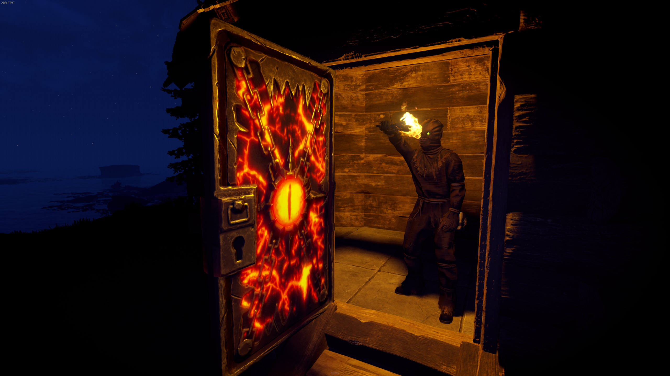 Watcher of Doom Metal Door