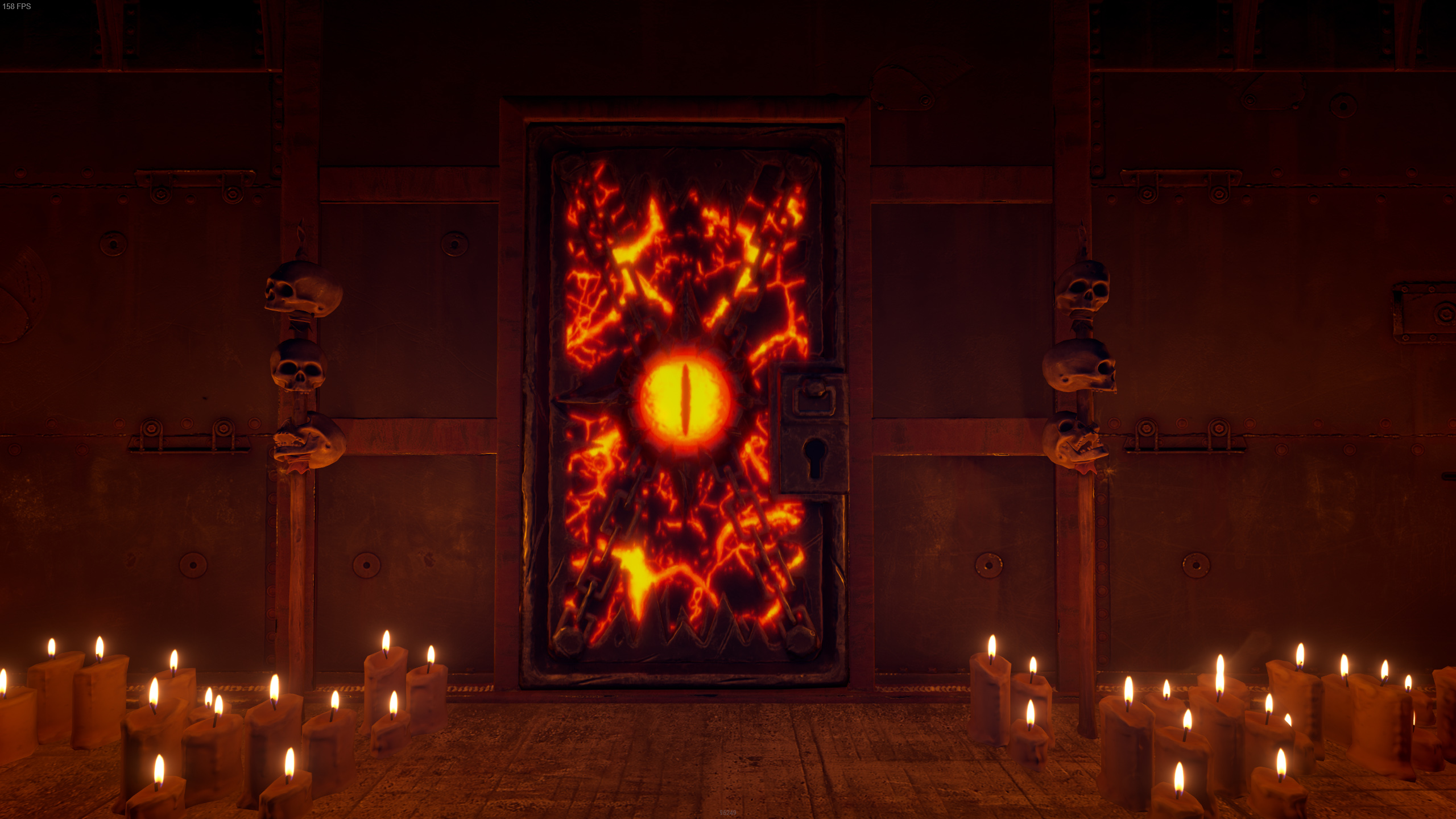 Watcher of Doom Metal Door
