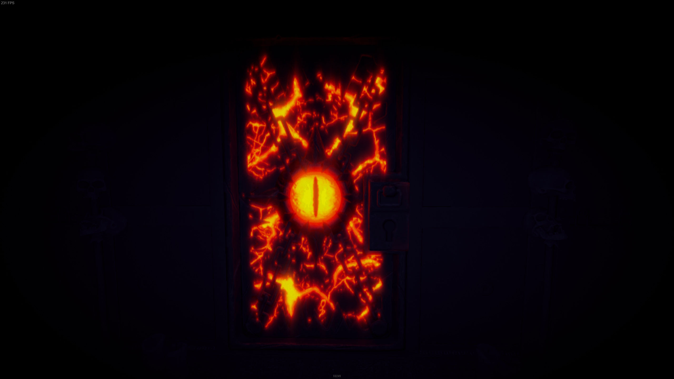 Watcher of Doom Metal Door