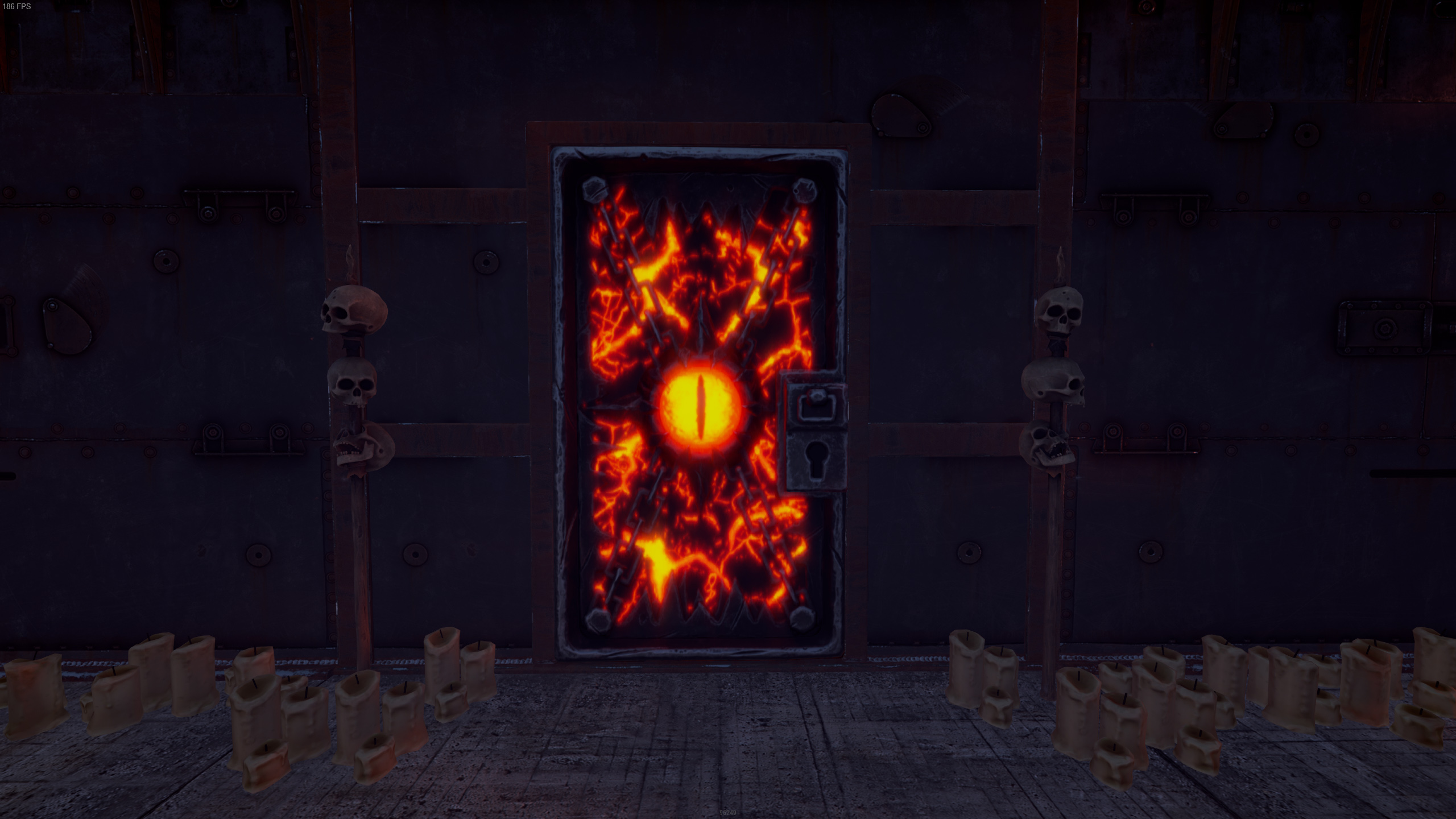 Watcher of Doom Metal Door