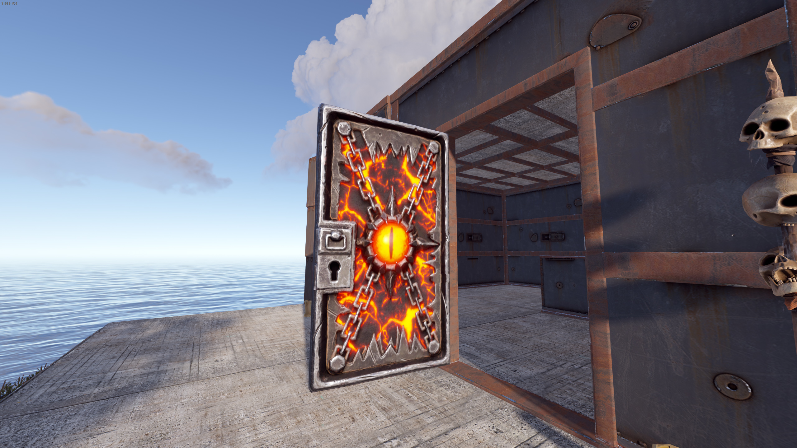Watcher of Doom Metal Door
