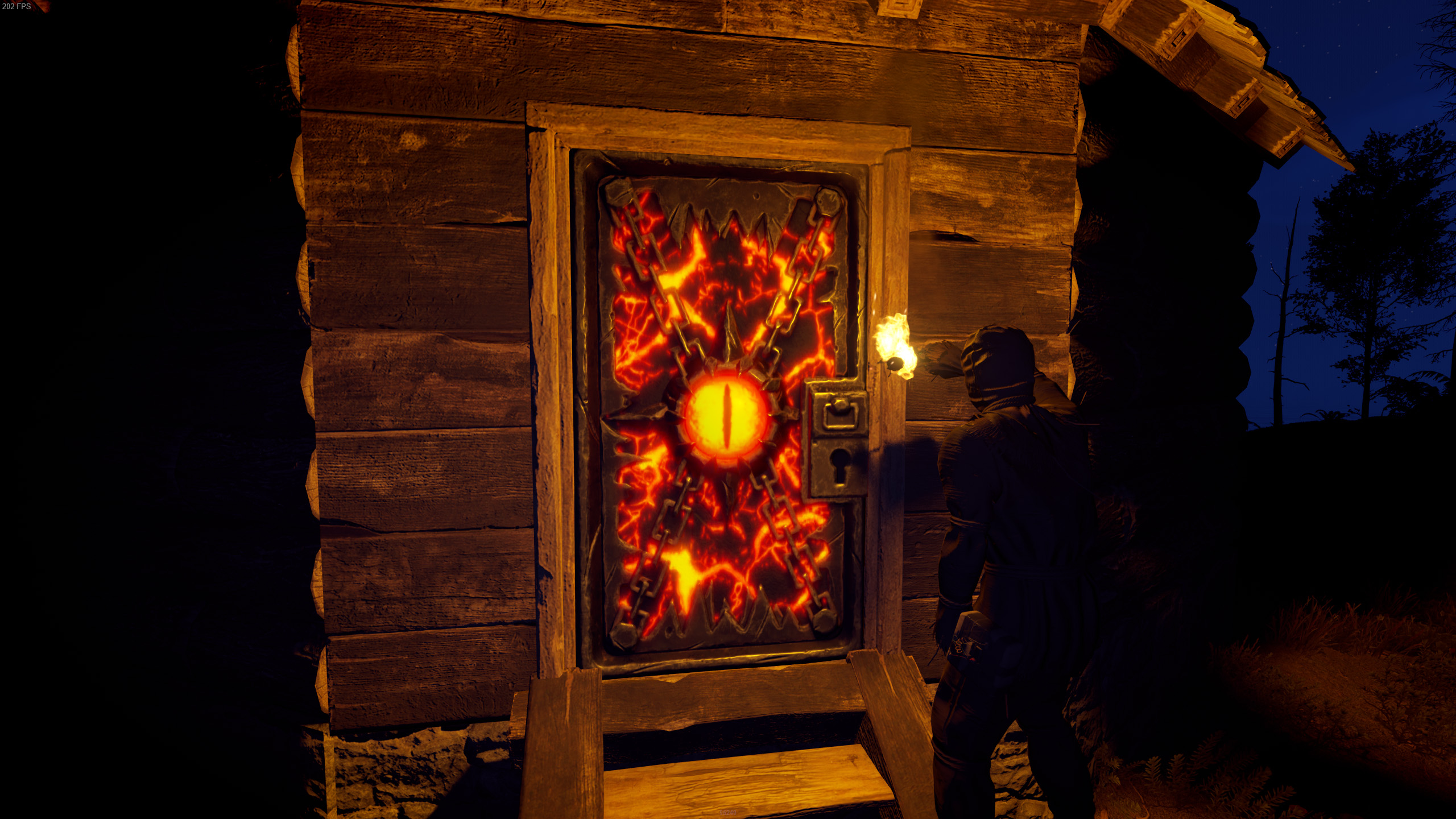 Watcher of Doom Metal Door
