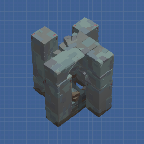 Stackable clockwise spiral stone staircase extension
