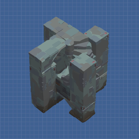Stackable counter clockwise spiral stone staircase extension