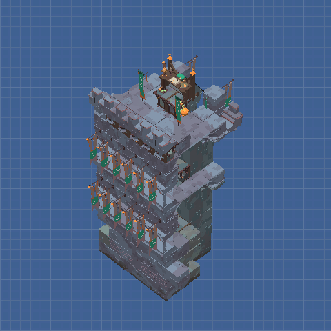 DF 3x4 battlements (high tech)