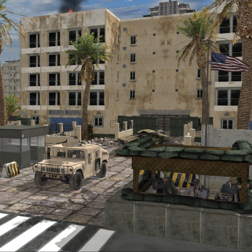 US Embassy [map] / Посольство США [карта] - Modern Conflict mod