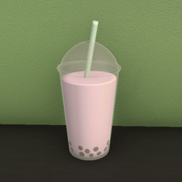 Strawberry Boba Tea