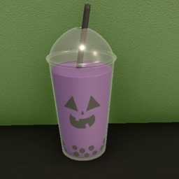 Lavender Halloween Boba