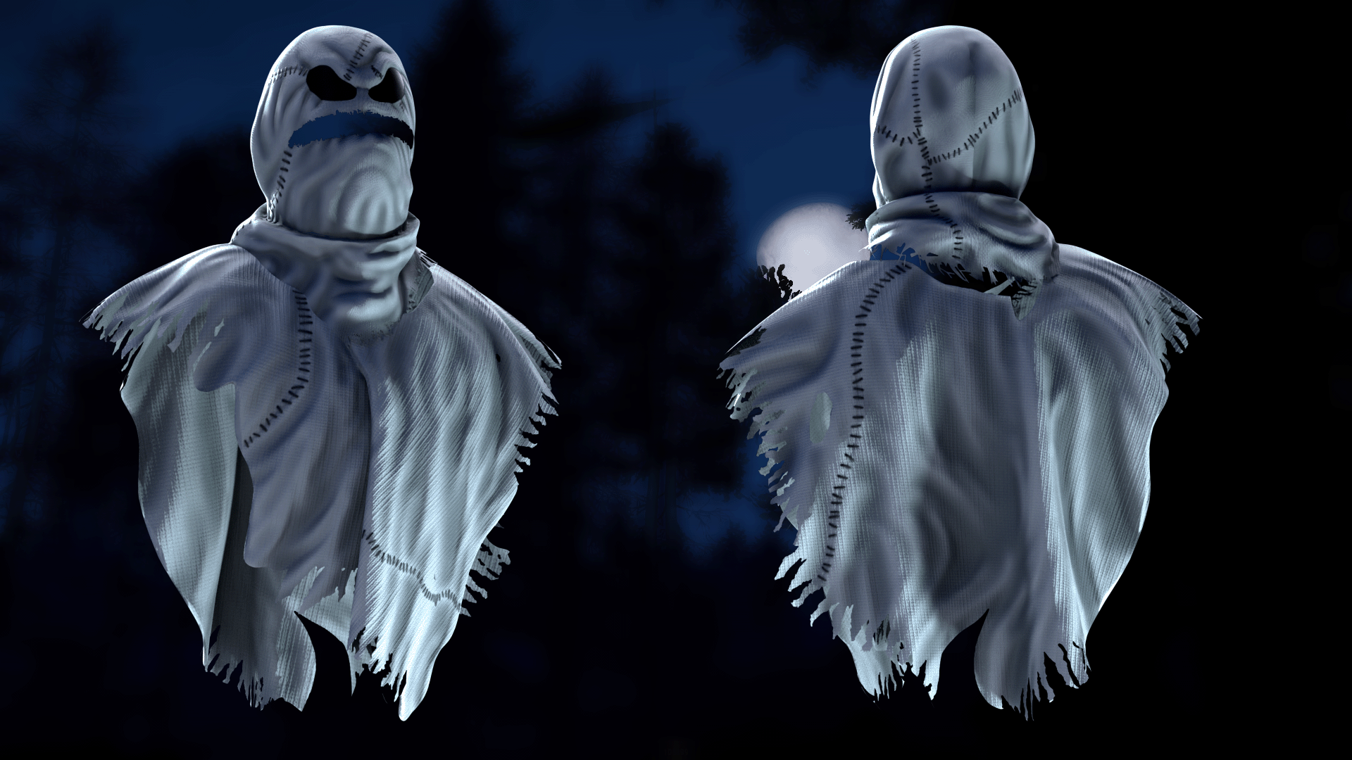 Ghost Guise Headwrap