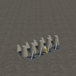 dragon teeth medium NATO fortification PR