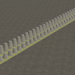 dragon teeth SUPER LARGE NATO fortification PR