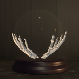 CrystalBall in Skeleton Hands
