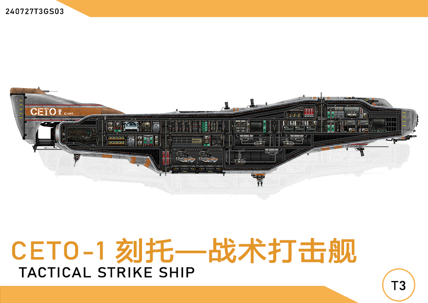 The CETO-1 Tactical Strike Ship