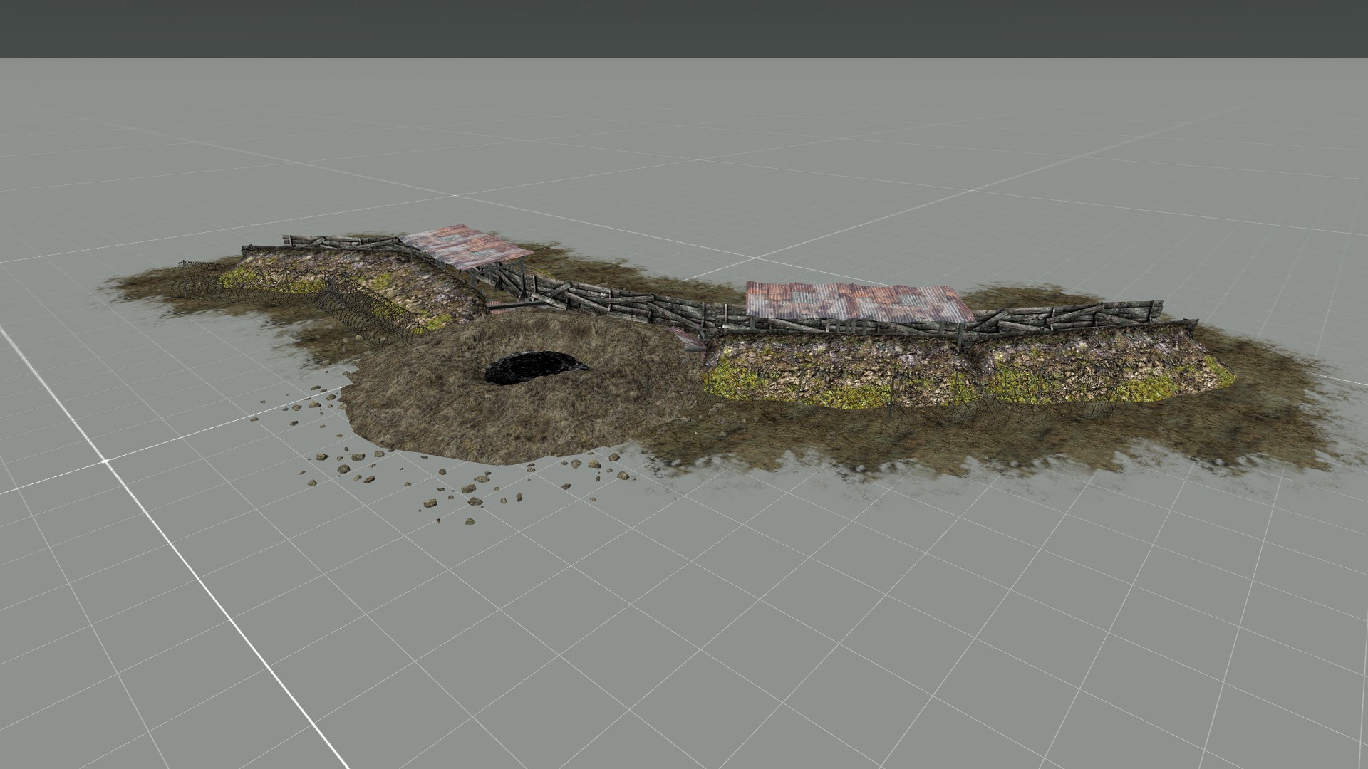 eLL Forts - Damaged Trenchline