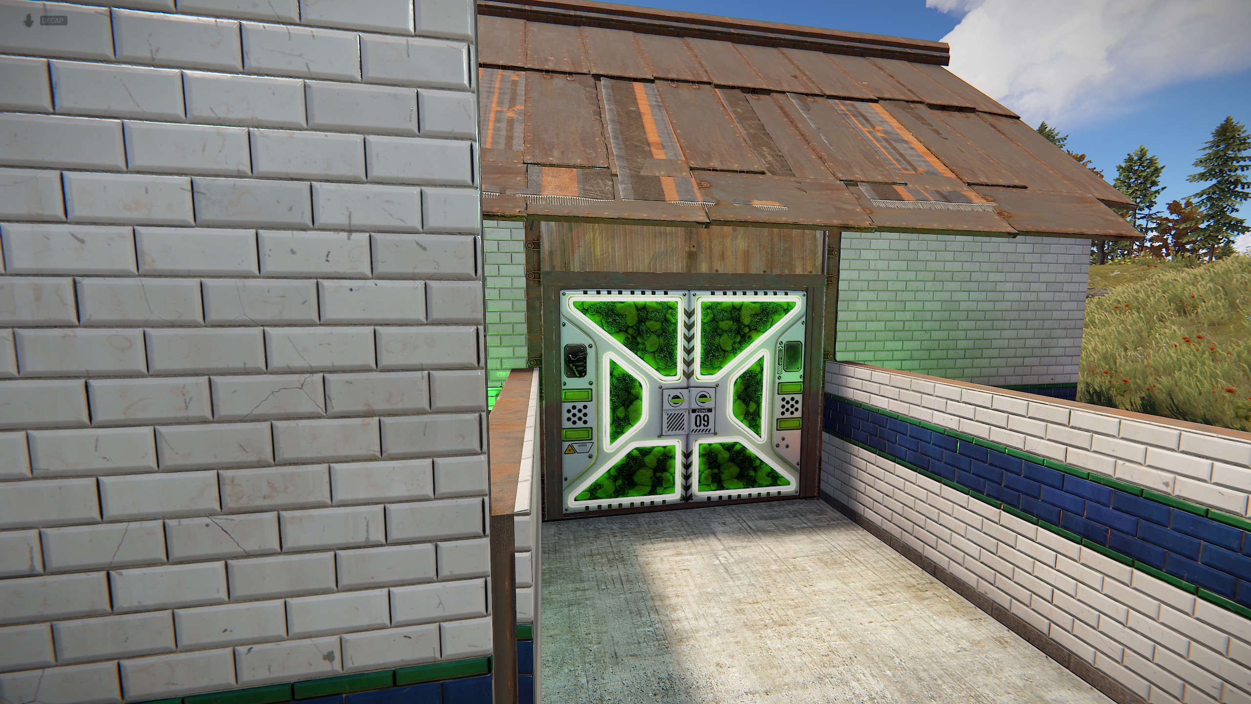 Greening Area Double Door
