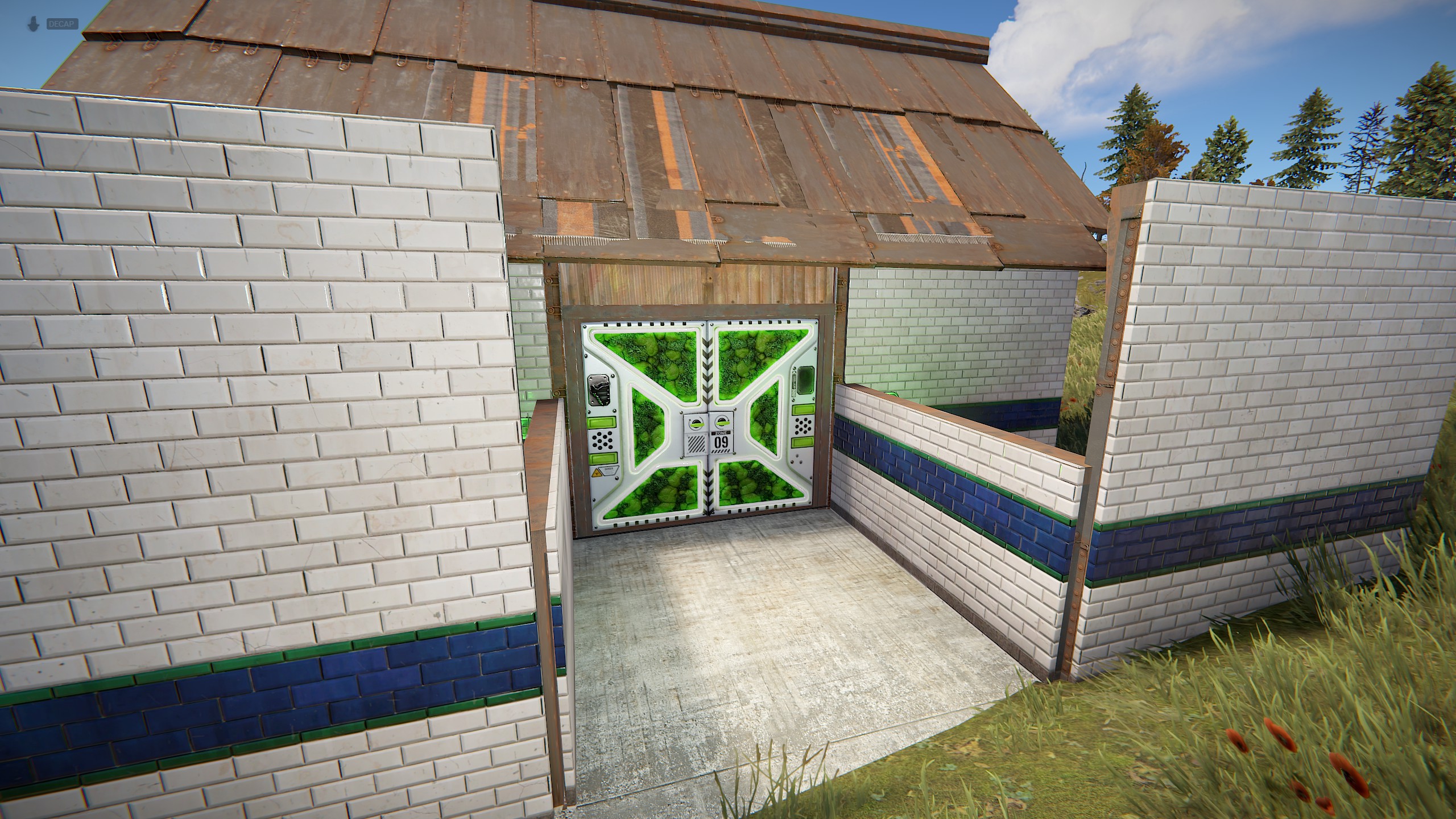 Greening Area Double Door