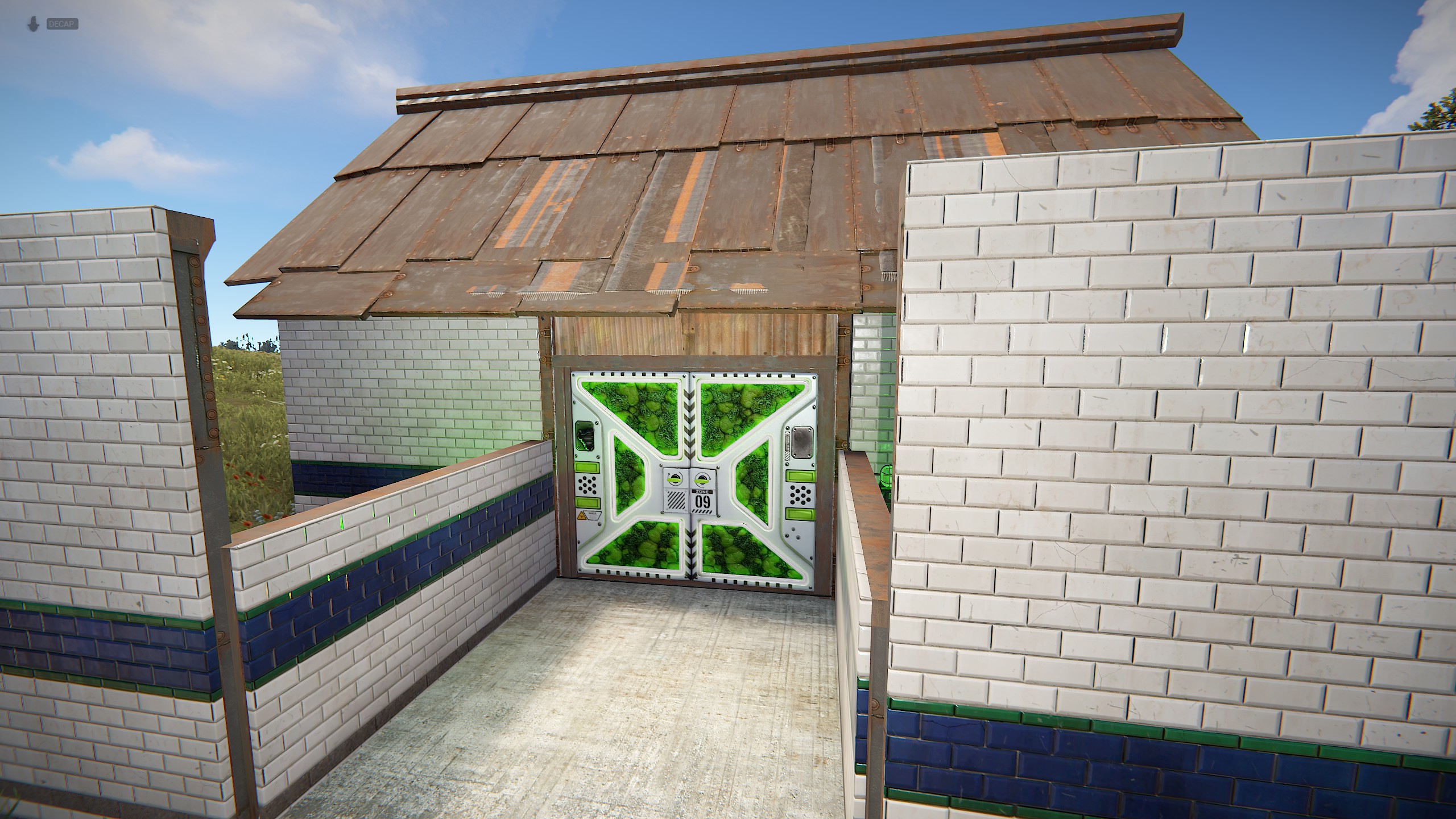 Greening Area Double Door