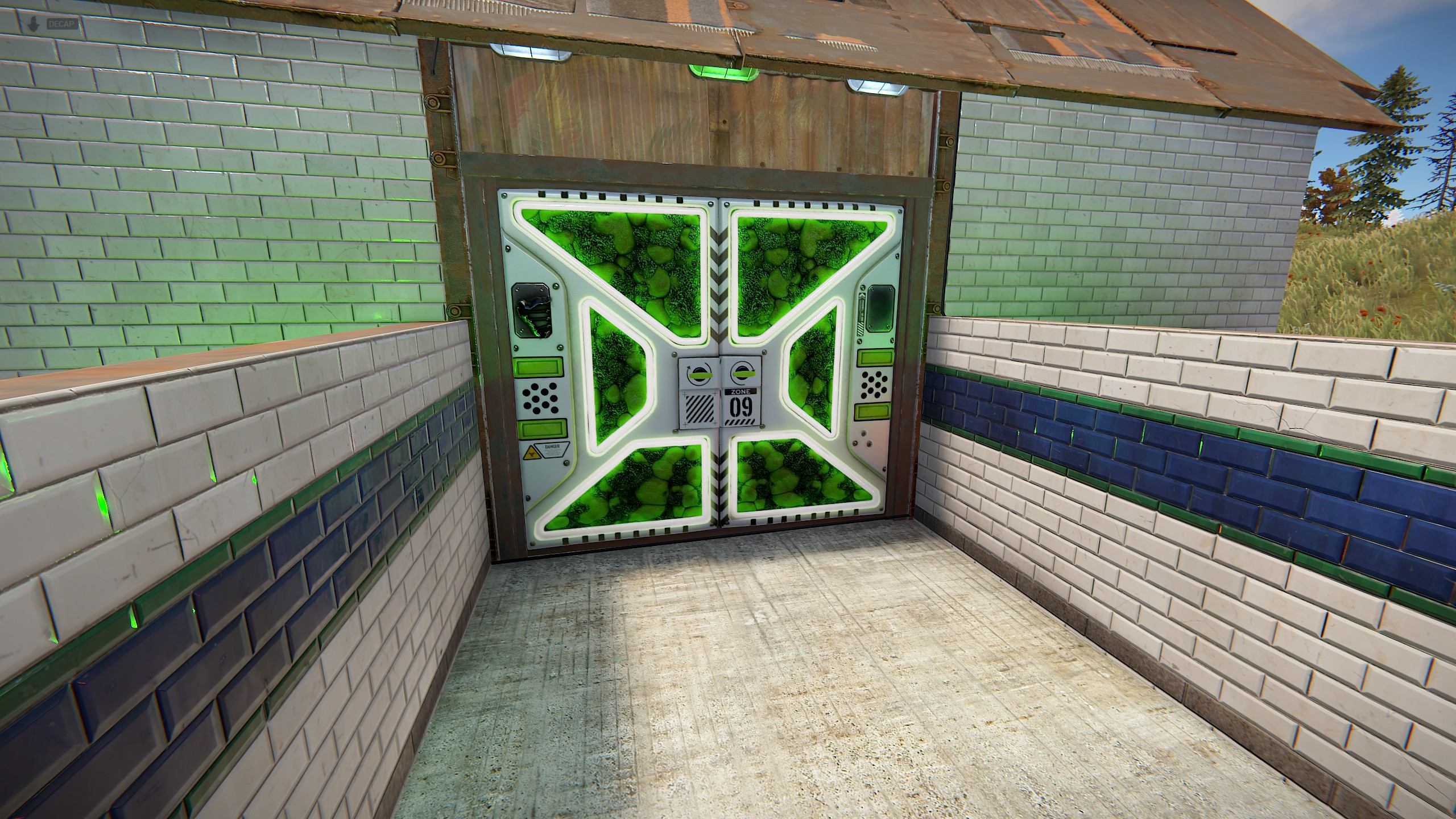 Greening Area Double Door