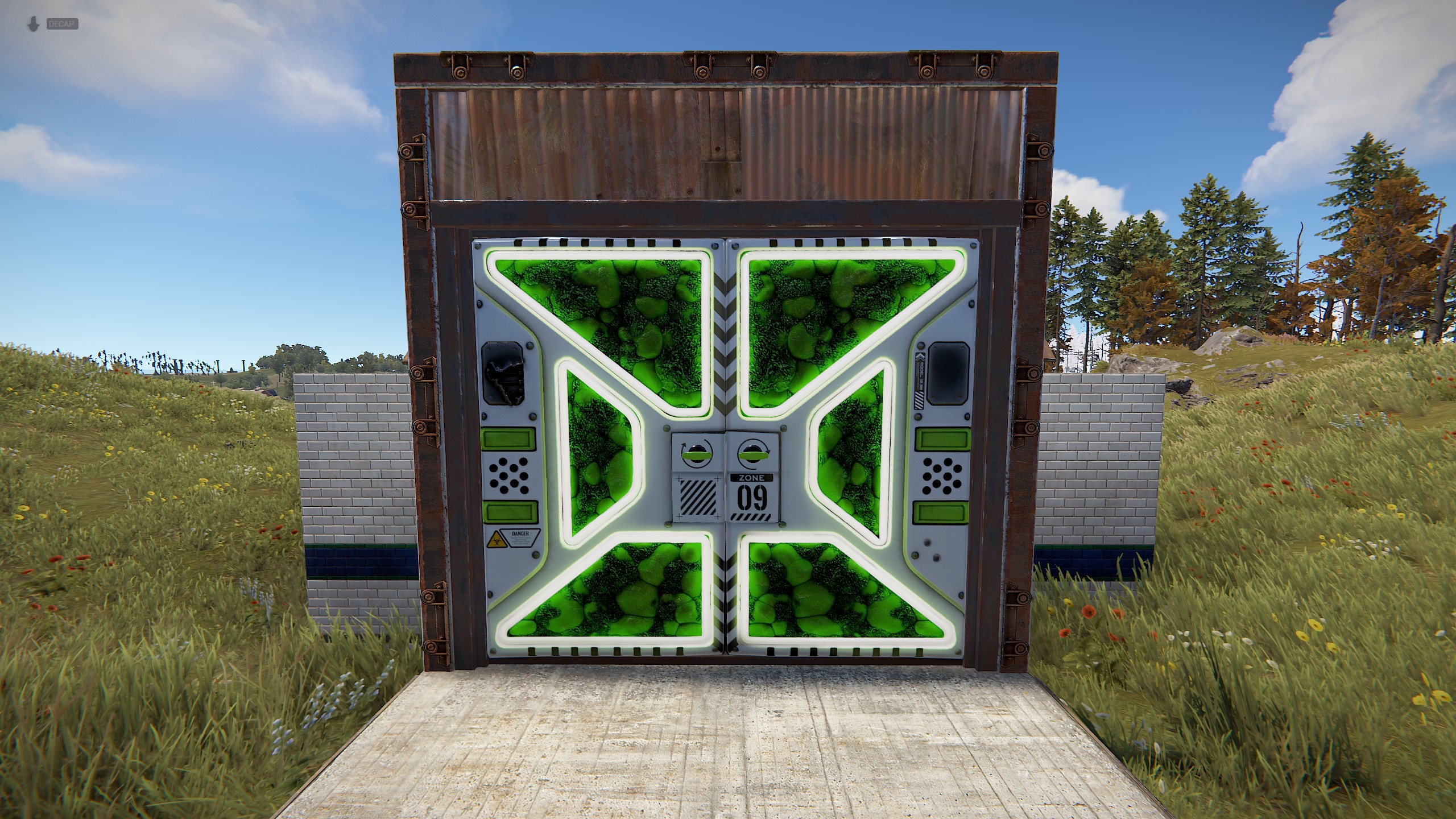 Greening Area Double Door