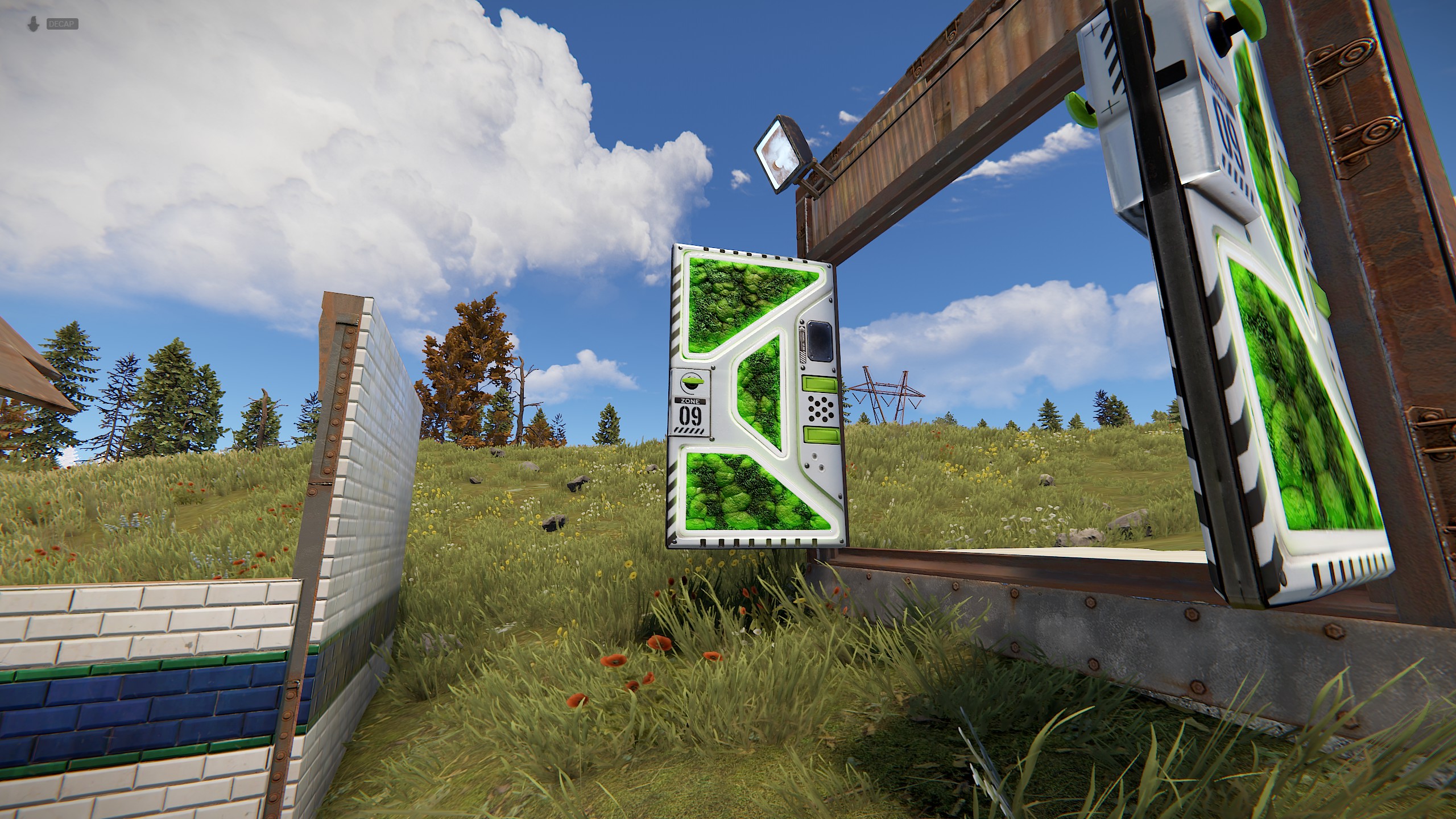 Greening Area Double Door