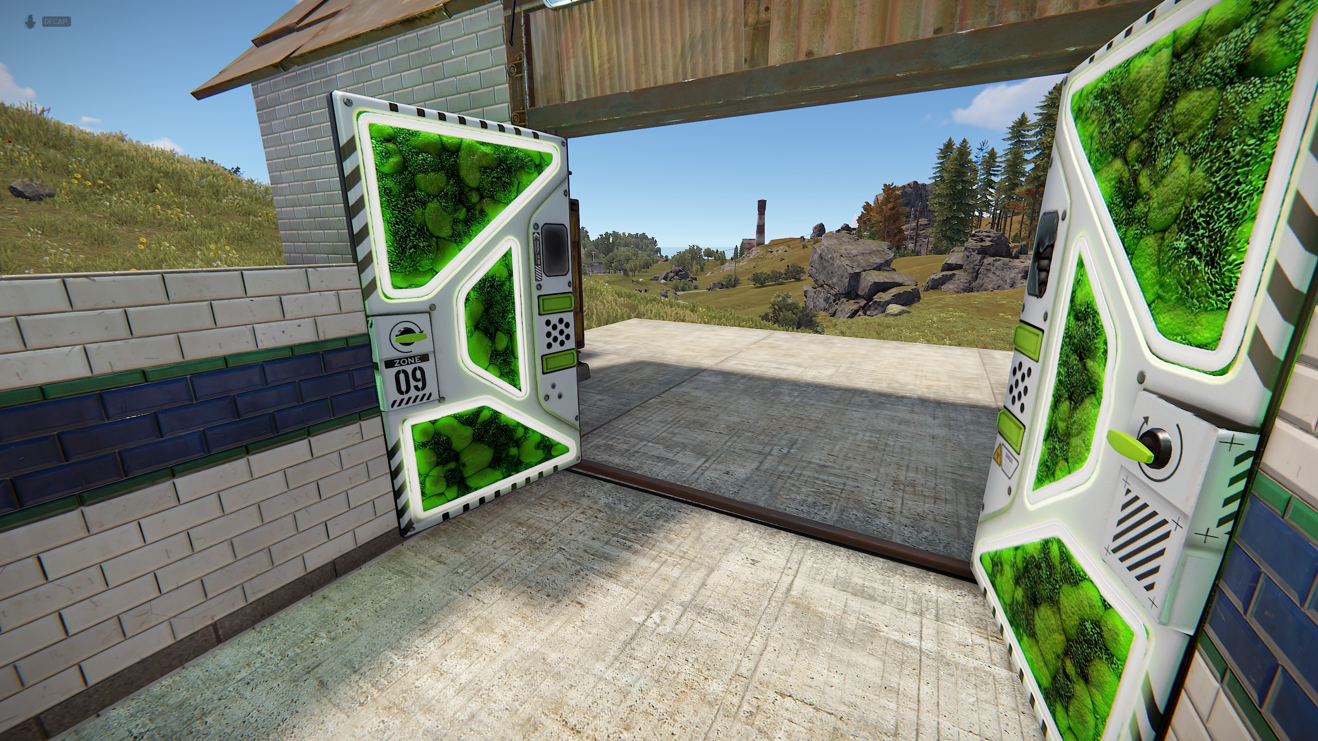 Greening Area Double Door