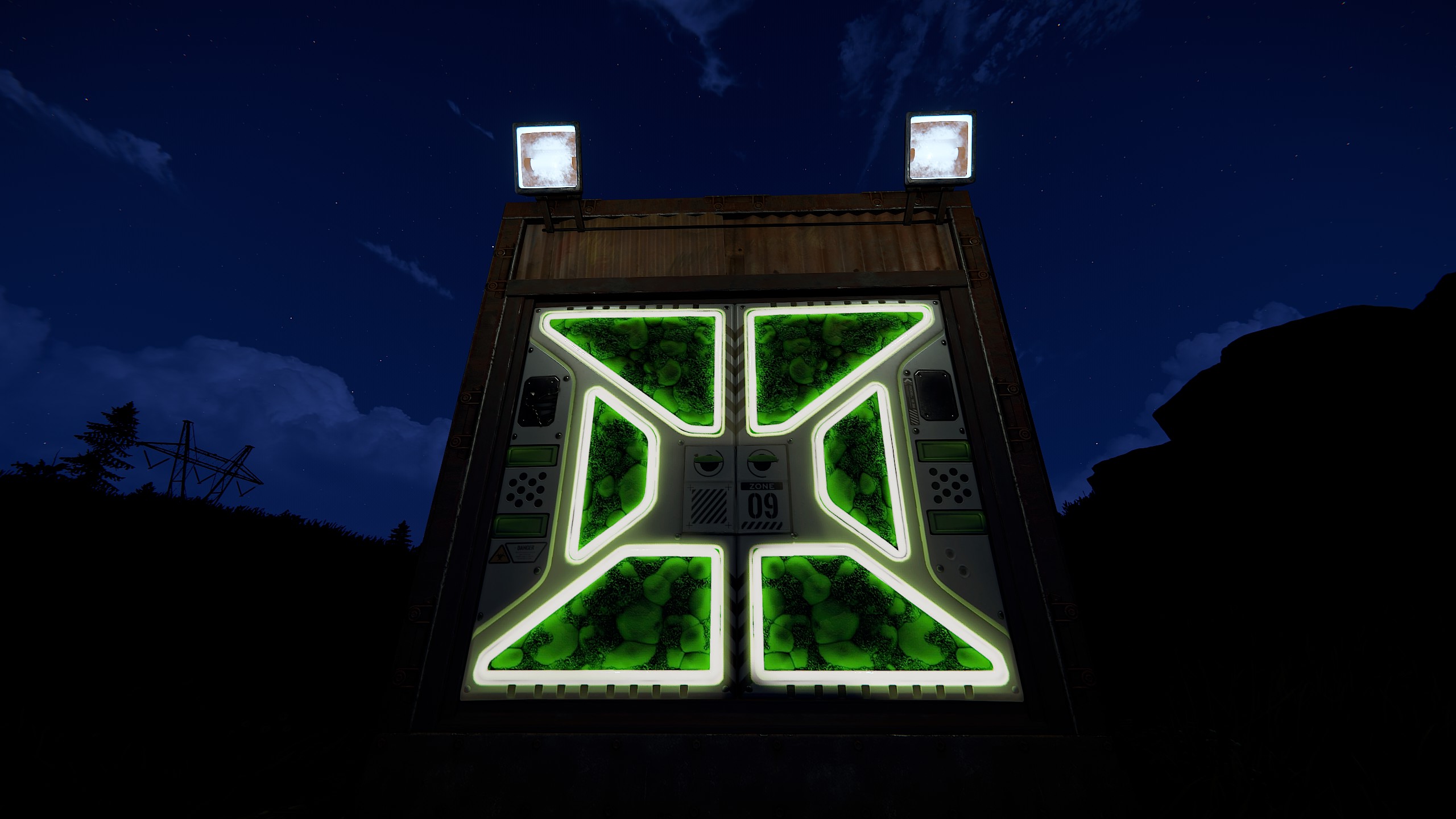 Greening Area Double Door