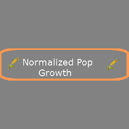 Normalized Capital Population Growth