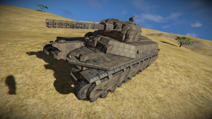 Chassi tank a roues