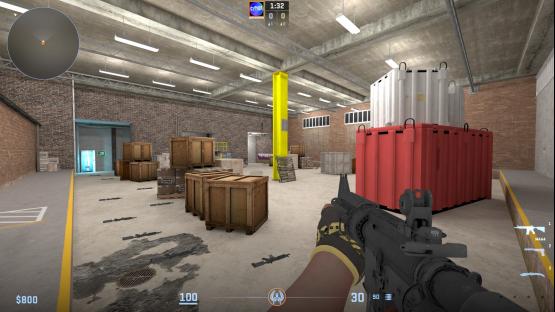 1 vs 1 Map - Small Warehouse